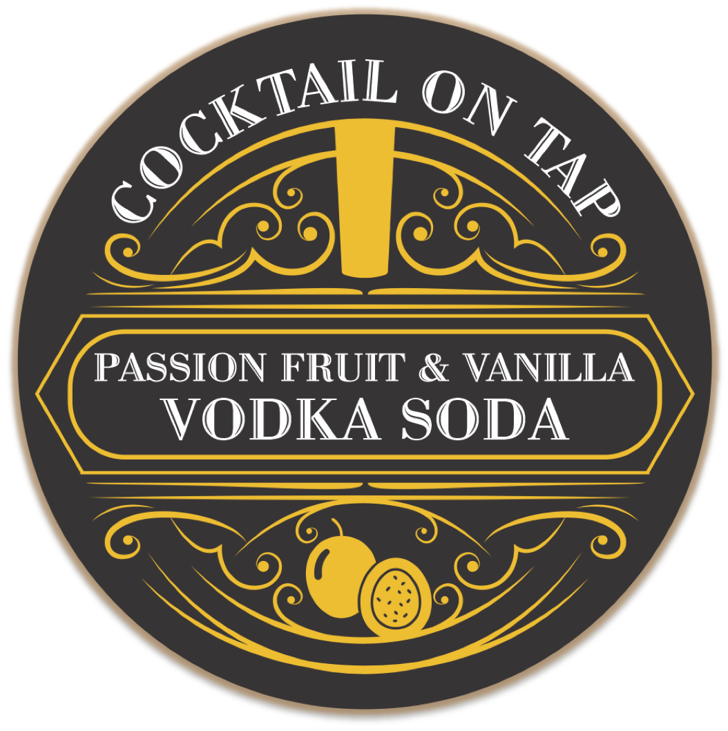 The Stork Club Passion Fruit & Vanilla Vodka Soda - 20L