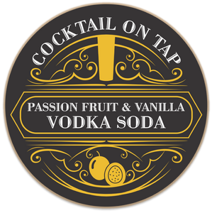 The Stork Club Passion Fruit & Vanilla Vodka Soda - 20L